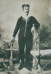 Spiros Panaretos in naval cadet uniform circa 1895 