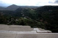 Earthquake of 8.1.2006 – Looking across Mitata square towards Viaradika 