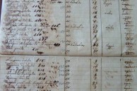 1844 Census listing Venardos ( Katsavias ) from  Potamos 