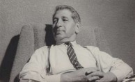 Bretos Margetis in 1961 relaxing in his new home at Rose Bay 