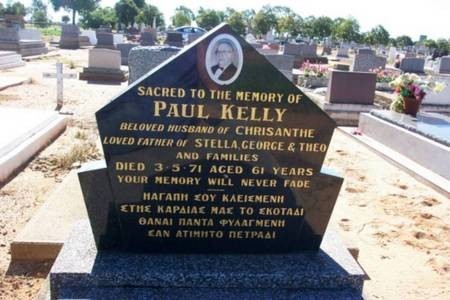 Paul Kelly. Gravestone. Gilgandra Cemetery. 
