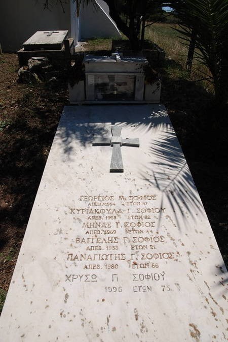 Sofios Family Gravestone, Agios Theothoros 