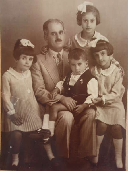 Dimitrios Panagiotis Melitas - Family Portrait 1930 