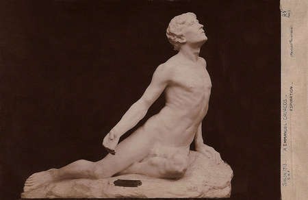 Emmanuel Andrew Cavacos - Postcard of Aspiration This sculpture, entitled Aspiration, won honorable mention at the Solon des Artistes Francais in 1913 A