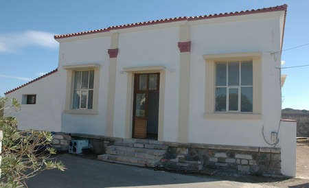 Design for the courtyard of the Kythera Municipal Library - Library 05a