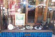 Paragon Cafe, Katoomba, Front Window with Cafe artefacts, 2004 