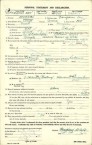 Personal statement and alien declaration that was completed when Canberra businessman Frank Notaras entered Australia in 1938. 