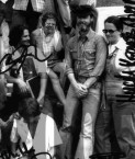 Autographed Photo, crew of George Millers' Mad Max 1. Close up. 