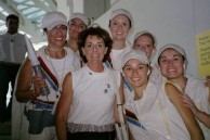 2004 Athens Olympics-Elaine Moulos. President of the Kytherian Society of Northern California 