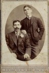 Diamantis Chlentzos and brother-in-law John Alfieris in Oakland, California on 28 April, 1907 