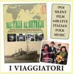 DVD cover, of the film Dall' Italia All' Australia with music by I Viaggiatori 
