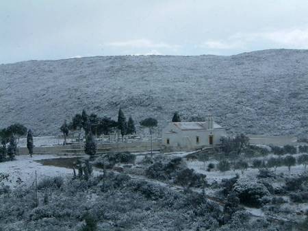 Snow on Kythera in 2004 - Snow 2004 028