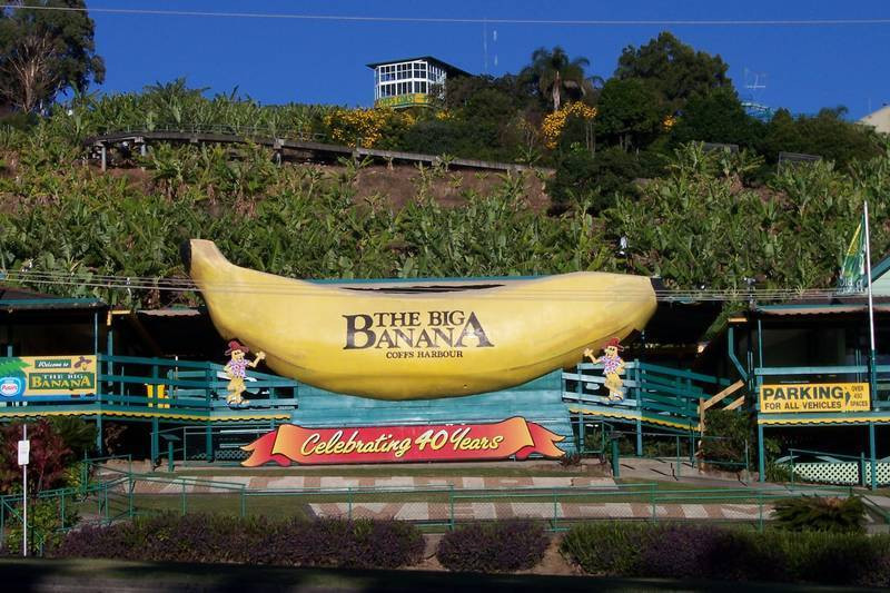 Cafes, Shops & Cinemas The Big Banana. Coffs Harbour.