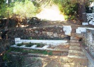 The plystra (washing basins) in Amir Ali, Karavas 