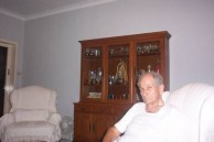 Peter Venardos - aged 82, in his lounge room, Gunnedah, NSW, Australia, April, 2004. 