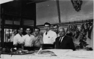 Harry Aliferis's Bondi Junction butchery. With father-in-law Evangelos Dermatis, and 5 staff members. 