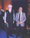 Professor Nikos Petrochilos, with Dr. Victor Kepreotis, President of the Kytherian Association of Australia. 