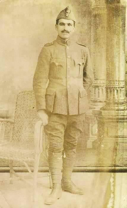 Corporal Dimitri Aroney in 1915 