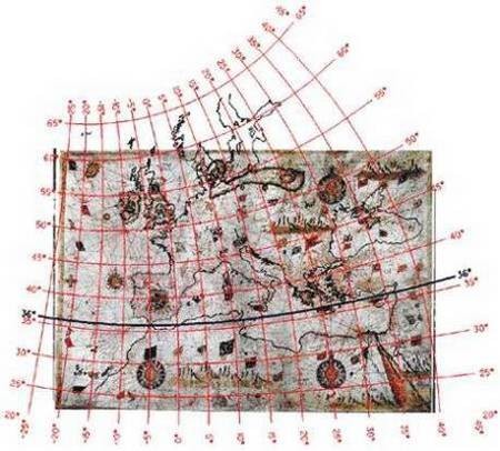 Map 6. Assigning map projections to portolan maps. 