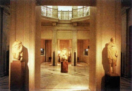 Inside the Benaki Museum. 