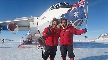 Intrepid pair discuss harsh realities of Antarctic trek 
