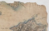 Colour map of Kythira, Italian, 1825, held at National Archives London. 